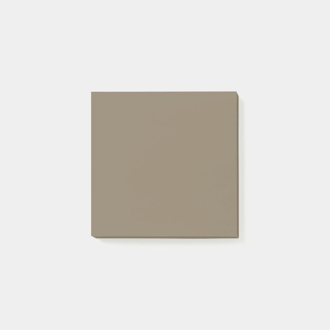  Brownish Grått (solid färg)  Post-it Block (Framsida)