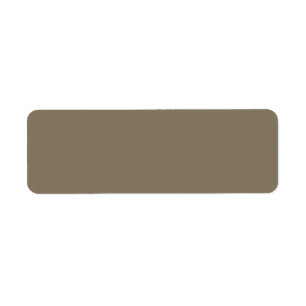 Brownish Grått (solid färg) Returadress Etikett