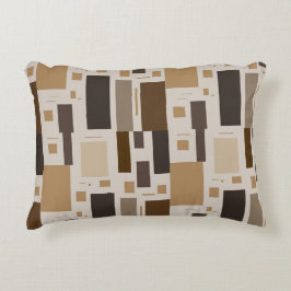 BROWNS n TAUPE THROW PILLOW Prydnadskudde