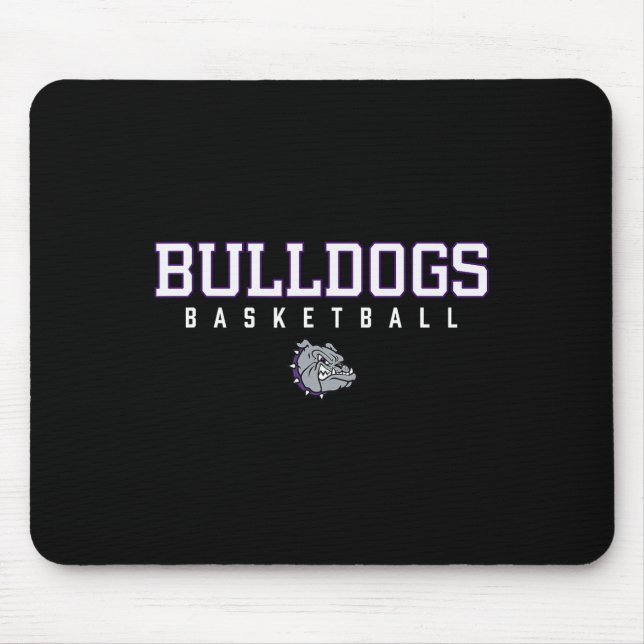 Brownsburg Bulldogs logotyp Sketll Hs  Musmatta (Framsidan)