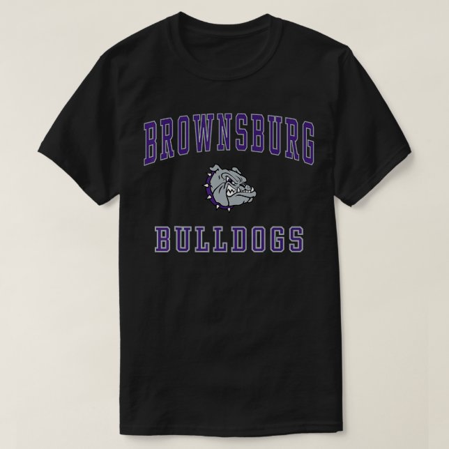 Brownsburg High School Bullhund C1 T Shirt (Design framsida)