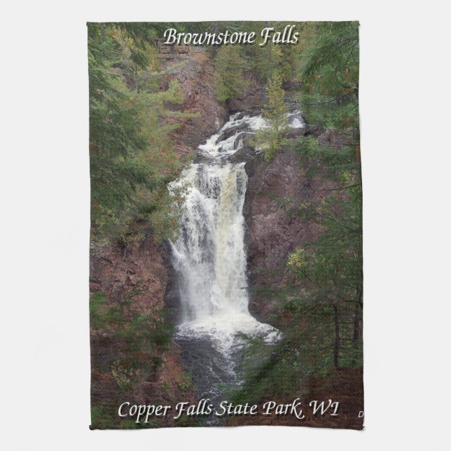 Brownstone Falls kökshandduk (Vertikal)