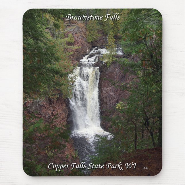 Brownstone Falls mousepad Musmatta (Framsidan)