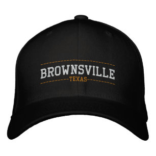 Brownsville Texas USA Embroiderade Hats Broderad Keps