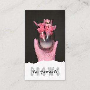 Brows AEftercare PMU Microblading Henna Salon Busi Visitkort