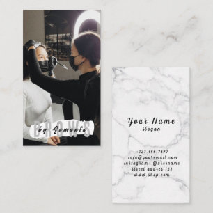 Brows AEftercare PMU Microblading Henna Salon Busi Visitkort