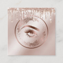 Brows i Luxury Blommigt Guld Lash Circle Ögon