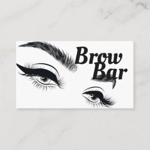 Brows & Lashes Microblading, Ögonfransförlängning Visitkort