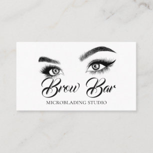 Brows & Lashes Microblading, Ögonfransförlängning Visitkort