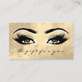 Brows Makeup Guld Lash Beauty Rabattkort