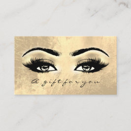 Brows Makeup Guld Lash Makeup Rabattkort
