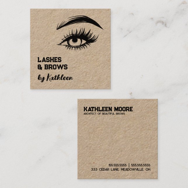 🧖 ‍ ♀️ Brows och Lash Kraft (Fram/baksida)