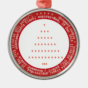 Browser Cookies for Santa jul Ornament