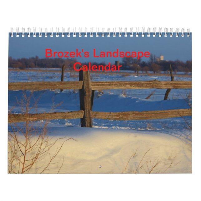 BROZEK LAGRAR FOTOGRAFI LANDSCAPE CALENDON KALENDER (Omslag)
