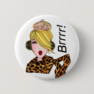 "Brr! Det är Kall!" Diva Buttons Knapp