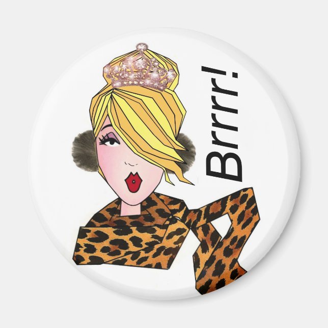 "Brr! Det är Kall!" Diva Magnet (Framsidan)