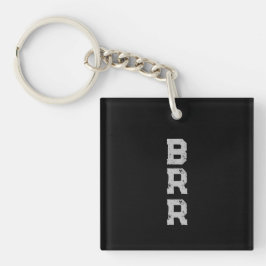 BRR Logotyp Grått Lettering i svart bakgrund