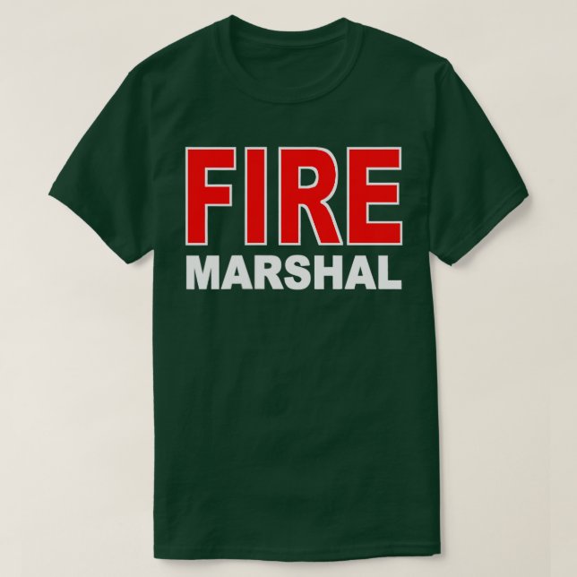 BRRE MARSHAL UNDERSÖKARE KOMMISSIONSLEDAMOT FIREFI T SHIRT (Design framsida)