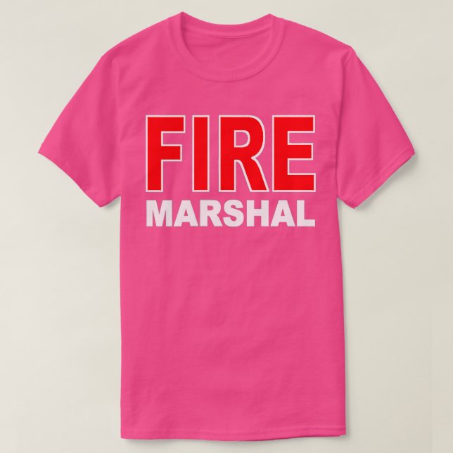 BRRE MARSHAL UNDERSÖKARE KOMMISSIONSLEDAMOT FIREFI T SHIRT (Design framsida)
