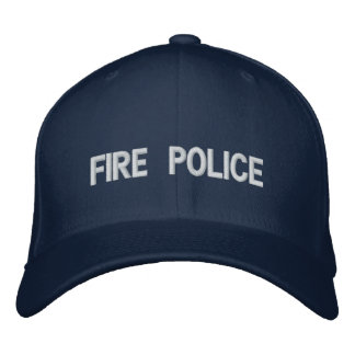 BRRE POLICE EMBROIDERED HAT BRODERAD KEPS