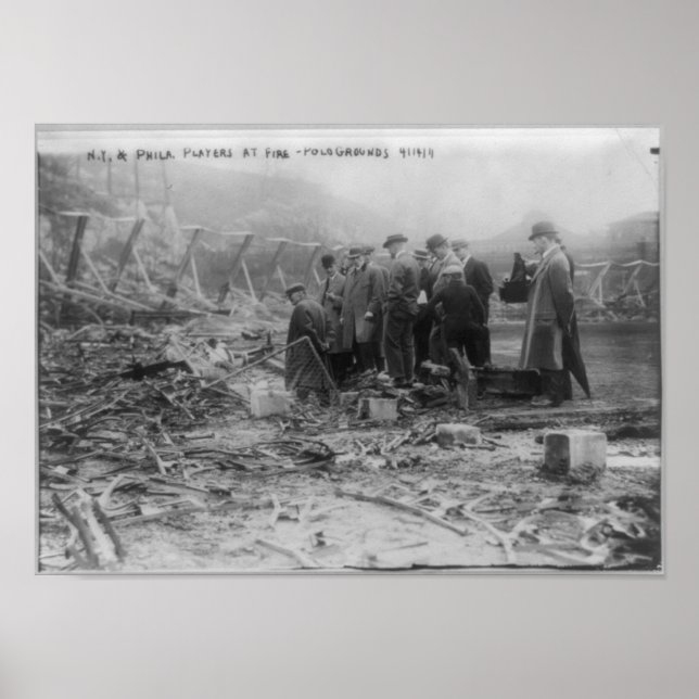 BRRE vid Polo Grounds, New York 1911 Poster (Framsidan)