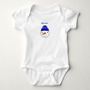 Brrrrrr Snögubbe med Blue Hat T Shirt