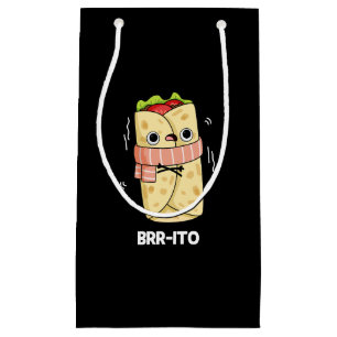 Brrrto Funny Freezing Kall Burrito Pun Mörk BG