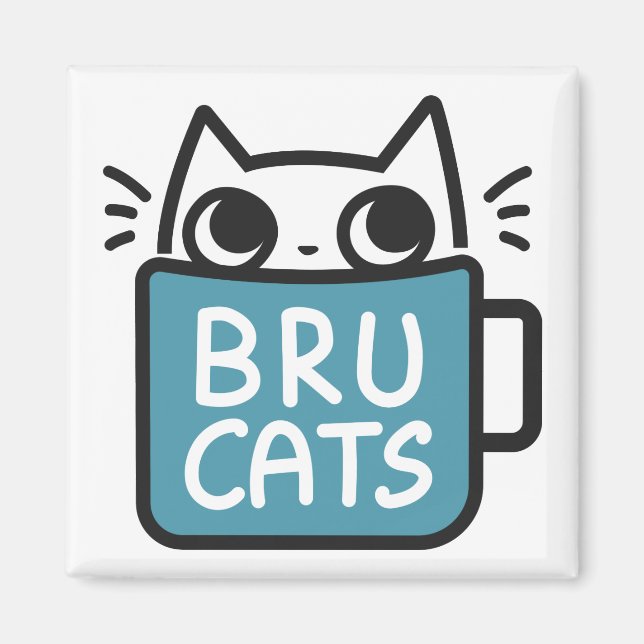 Bru Cats Magnet (Framsidan)
