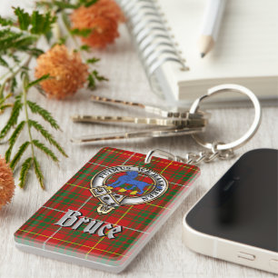 Bruce Clan-märke/Tartan rektangel