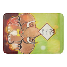 Bruce, Elephant Speller Bath Mat