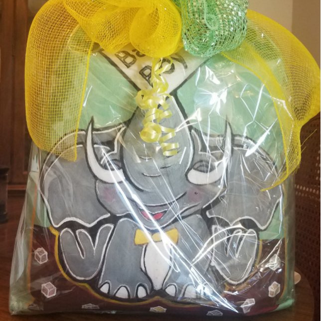 Bruce, Elephant Speller Tote Bag Tygkasse (Skapare uppladdad)