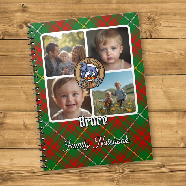 Bruce Familjefoto Collage Anteckningsbok (Skapare uppladdad)