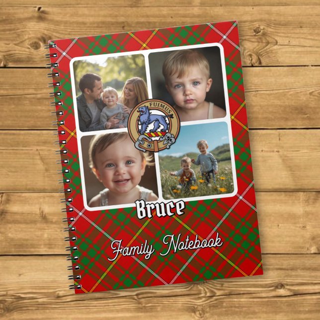 Bruce Familjefoto Collage Anteckningsbok (Skapare uppladdad)