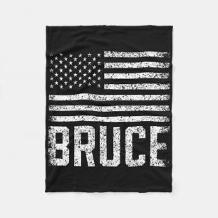 Bruce Födelsedag Förnamn Namn Personlig Usa 1 Fleecefilt