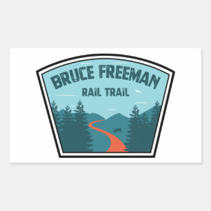 Bruce Freeman Rail Trail Rektangulärt Klistermärke
