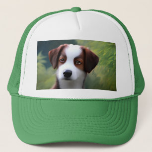 Bruce Gräns Collie Puppy, Truckerkeps