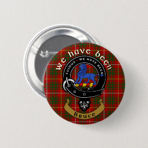 Bruce Klan Badge & Tartan Knapp