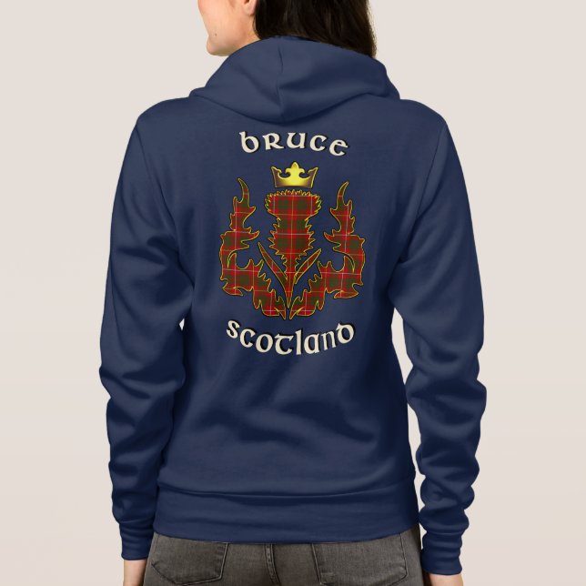 Bruce Klan Badge & Tartan w/Motto T Shirt (Baksida)