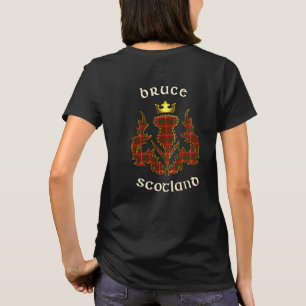 Bruce Klan Badge & Tartan w/Motto T-Shirt