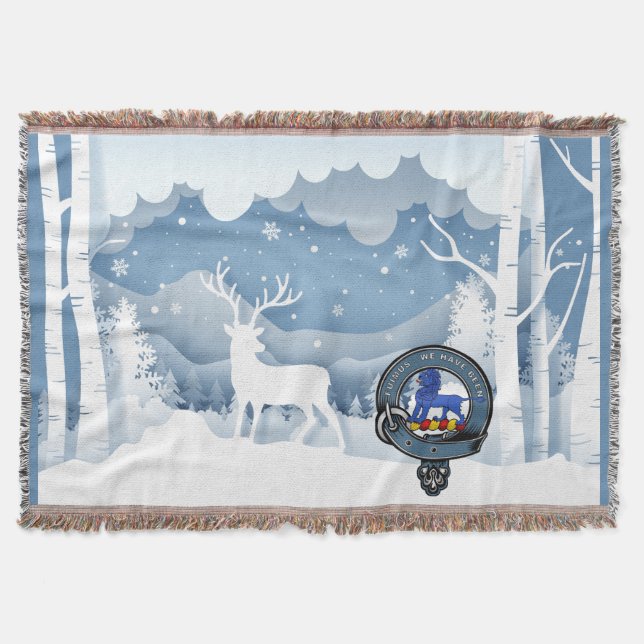 Bruce Klan Badge Winter Scene Filt (Framsidan)