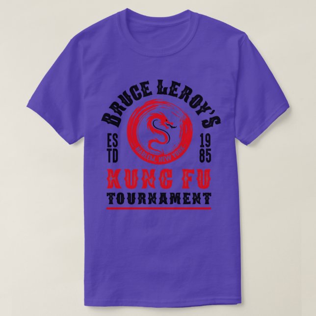 Bruce Leroys Kung fu Tournament Lts T Shirt (Design framsida)
