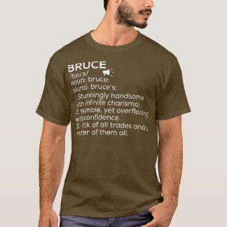 Bruce Namn Definition Bruce Betaning Bruce Namn Me T Shirt