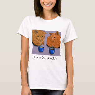 Bruce och pumpakaffe daterar t shirt