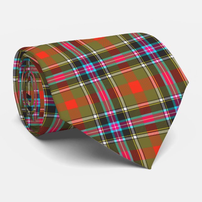 Bruce of Kinnaird Ancient Tartan Play Mönster Slips (Rullad)