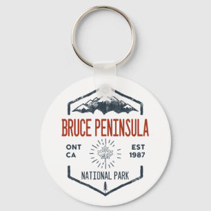 Bruce Peninsula National Park Canada Distress Nyckelring