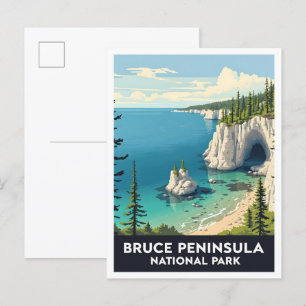 Bruce Peninsula National Park Ontario Kanada Vykort