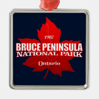 Bruce Peninsula NP (byle löv) Julgransprydnad Metall