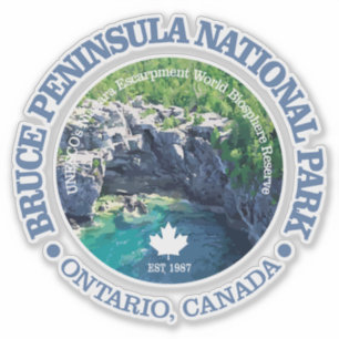 Bruce peninsula NP Klistermärken