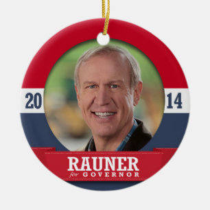 BRUCE RAUNER KAMPANJ JULGRANSPRYDNAD KERAMIK