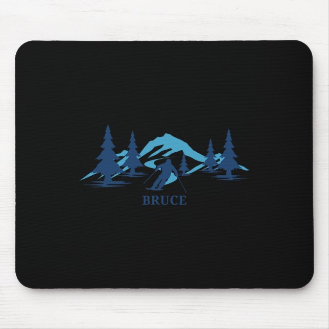 Bruce Ski Resort Skiing Skier Musmatta (Framsidan)